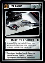 Starfleet Type III Phaser Rifle