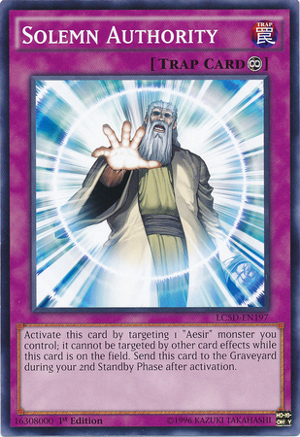 Solemn Authority - LC5D-EN197 - Common - Unlimited Edition Solemn Authority - LC5D-EN197 - Common - Unlimited Edition