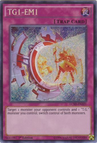 TG1-EM1 - LC5D-EN221 - Secret Rare - Unlimited Edition