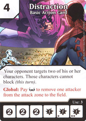 Basic Action Card - Distraction (Die & Card Combo)