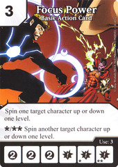 Basic Action Card - Focus Power (Die & Card Combo)