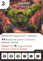 Basic Action Card - Smash! (Die & Card Combo)