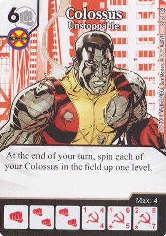 Colossus - Unstoppable (Die & Card Combo)