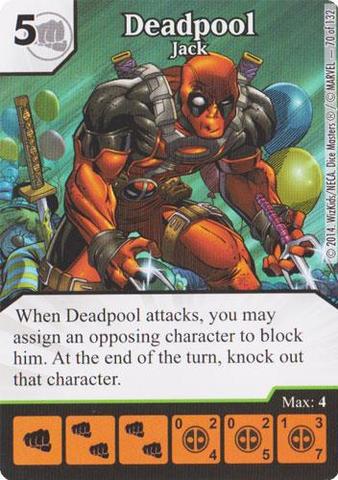 Deadpool - Jack (Die & Card Combo)