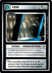 Espionage: Dominion on Klingon