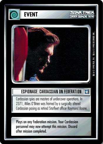 Espionage: Cardassian on Federation