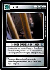 Espionage: Cardassian on Klingon