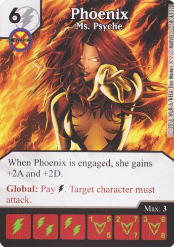 Phoenix - Ms. Psyche (Die & Card Combo)