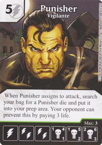 Punisher - Vigilante (Die & Card Combo)