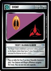 Treaty: Bajoran/Klingon