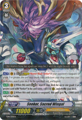 Seeker, Sacred Wingal - TD14/001EN - TD - R