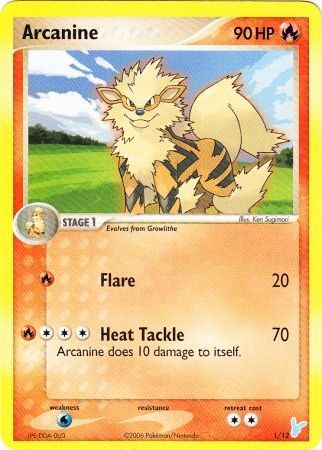 Arcanine - 1/12 - Common