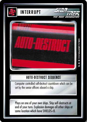 Auto-Destruct Sequence