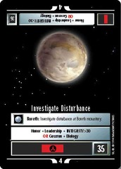 Investigate Disturbance