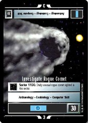 Investigate Rogue Comet