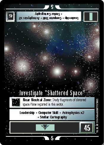 Investigate Shattered Space