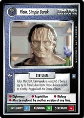 Plain, Simple Garak