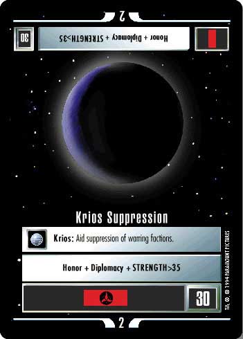 Krios Suppression