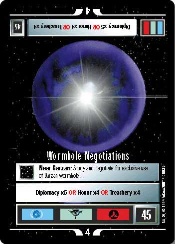 Wormhole Negotiations