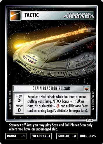 Chain Reaction Pulsar