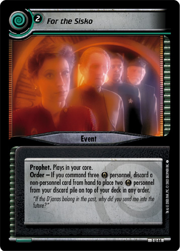 For the Sisko