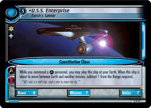 U.S.S. Enterprise, Earths Savior