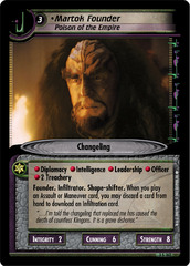 Martok Founder, Poison of the Empire
