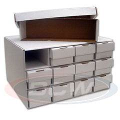 Card House Storage Box 9600 Count (w/ 12 800 ct. 2-Piece Boxes)