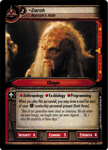 Darok, Martoks Aide