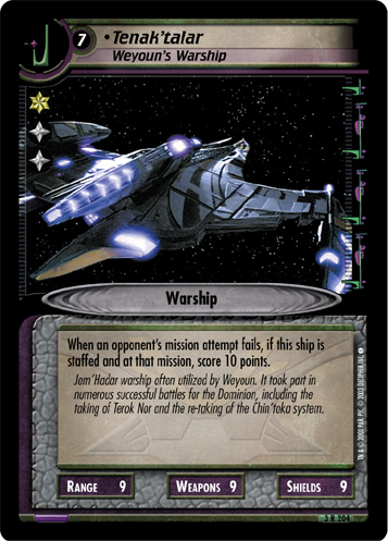 Tenaktalar, Weyouns Warship