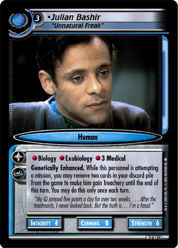 Julian Bashir, Unnatural Freak