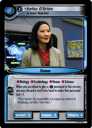Keiko OBrien, School Teacher