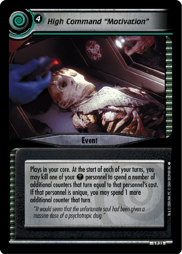 High Command Motivation