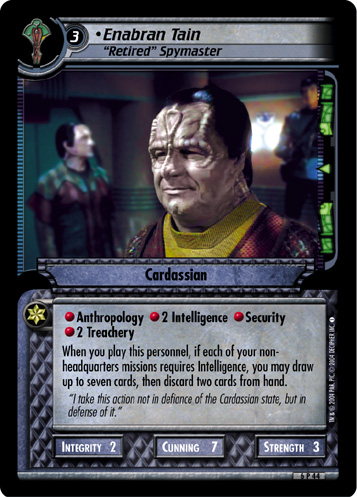 Enabran Tain, Retired Spymaster