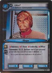 Worf, Defiant Commander - Archive Foil