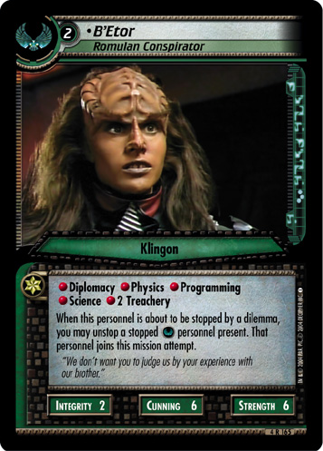BEtor, Romulan Conspirator