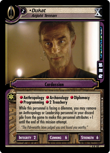 Dukat, Anjohl Tennan - Foil