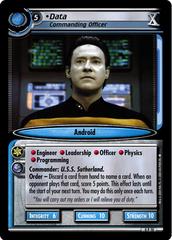 Data, Commanding Officer