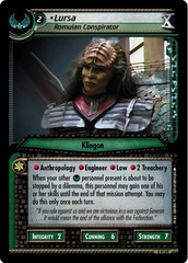 Lursa, Romulan Conspirator - Foil