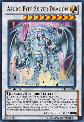 Dragon dargent aux yeux azur - SDBE-EN040 - Ultra rare - edition illimitee // SDBE - Structure Deck: Saga Of Blue-Eyes White Dragon