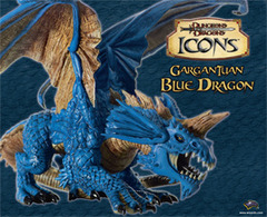 D&D Icons Gargantuan Blue Dragon