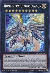 Number 99: Utopic Dragon - NECH-EN099 - Secret Rare - Unlimited Edition