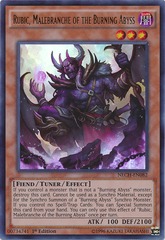 Rubic, Malebranche of the Burning Abyss - NECH-EN082 - Ultra Rare - Unlimited Edition