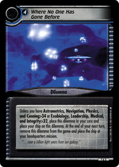 Where No One Has Gone Before - Archive Foil