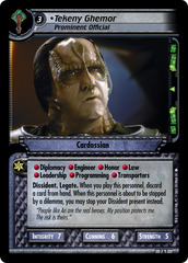 Tekeny Ghemor, Prominent Official - Archive Foil