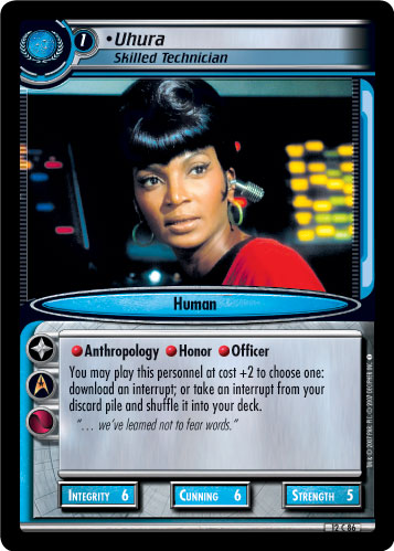 Uhura, Skilled Technician