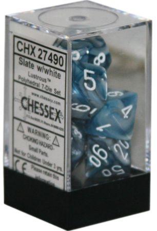 7-Die Set Lustrous: Slate w/White