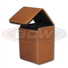 ION Deck Armor Premium Magnetic Closure Deluxe Deck Box - Italian Brown