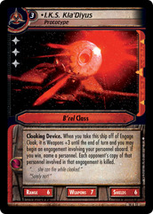 I.K.S. Kla'Diyus, Prototype - Archive Foil