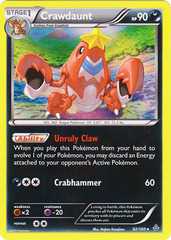 Crawdaunt - 92/160 - Holo Rare